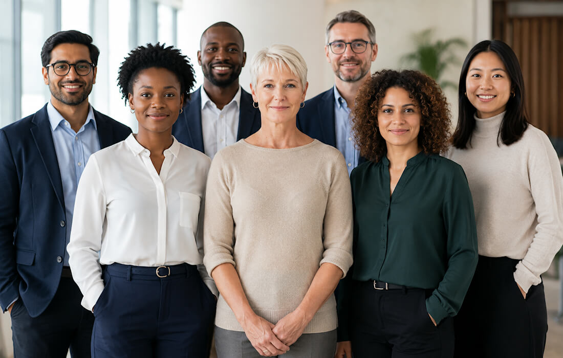 Diverse team of workplace Equality Champions