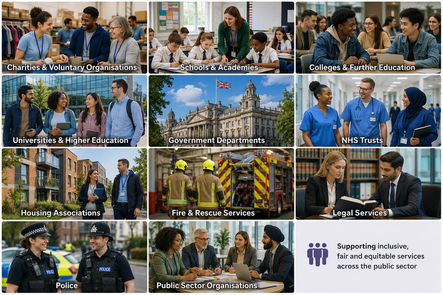 Equality, diversity and inclusion training for organisations