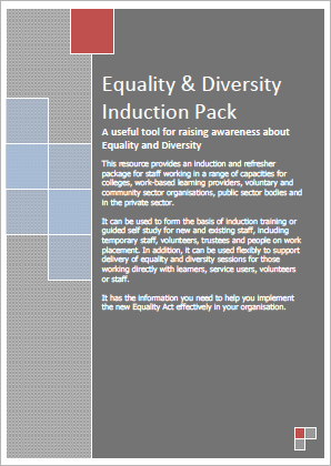 Equality and Diversity Induction Pack Learners